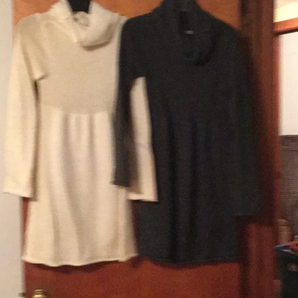 2 cowlneck sweaters